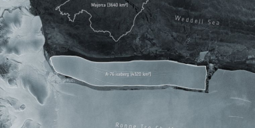 Від Антарктиди відколовся найбільший у світі айсберг ㅡ він у п'ять разів більший за Київ
